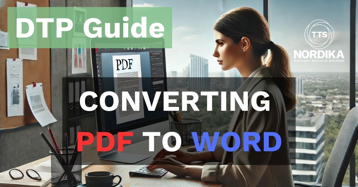 DTP Guide - Converting PDF to Word